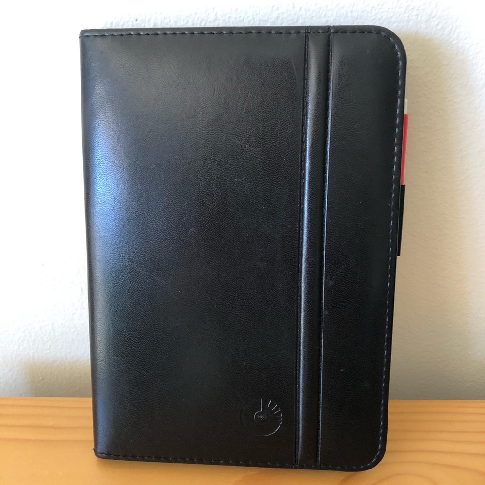 Rolodex Black Leather Business Card Organizer